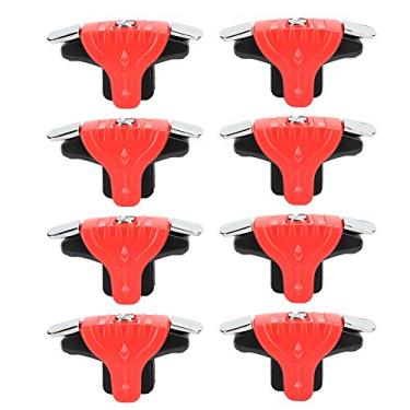 Imagem de 8Pcs PUBG Mobile Game Controller Trigger, Mobile Phone Game Controllers Trigger Sensitive F01 Shooter Controller Joystick Button for PUBG/Rules of Survival/Call of Duty(red)