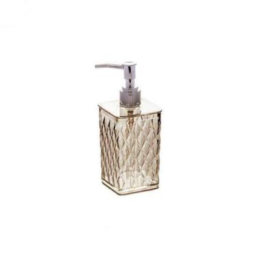 Imagem de Porta Sabonete Líquido 285 Ml Cristal Glamour Ambar Plasutil
