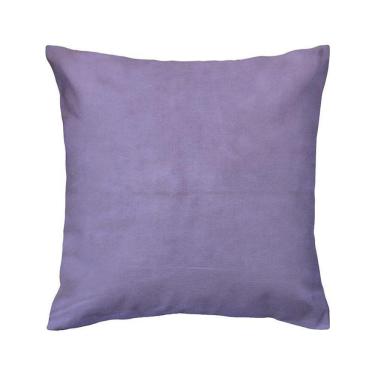 Imagem de Capa De Almofada Vivain Liso Tecido Suede Lilás