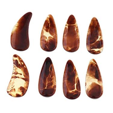 Imagem de simhoa Novidade, pacote com 1 palitos de dedo Guzheng Groove & Zither Nails portátil - Grande