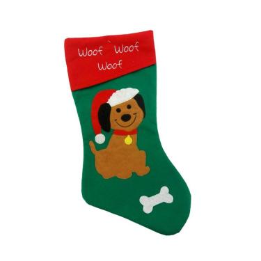 Imagem de Meia Bota Natal Pet Cachorro Gorrinho 46cm - Yangzi