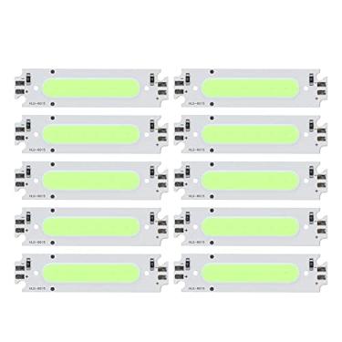 Imagem de 10PCS LED Chips COB Fonte de Luz de Alumínio Faixa Longa Integrada Grânulos de Lâmpada 12V 2W para Carro Mesa ao Ar Livre Fontes de Luz Acessórios de Iluminação (Verde)