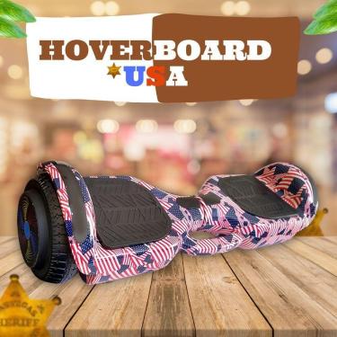 Imagem de Hoverboard Infantil Skate Elétrico Texas America Led USA