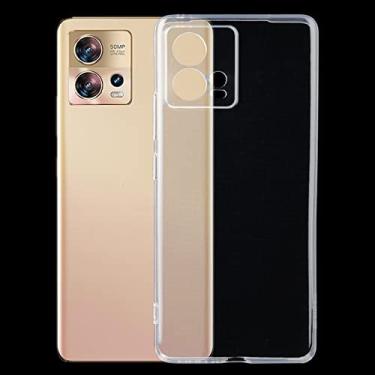 Imagem de For Motorola Edge 30 Fusion Ultra-thin Transparent TPU Phone Case