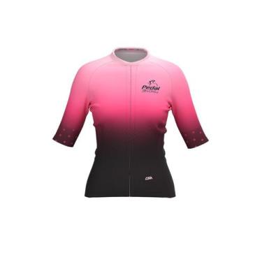 Imagem de Camisa Ciclista Feminina Tour Pedal Só Delas Rosé - Csa Sport