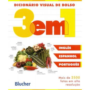 Imagem de Dicionário Visual De Bolso - 3 Em 1: Inglês/Espanhol/Português