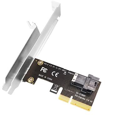 Imagem de GLOTRENDS PCI Express 4.0/3.0 X4 cartão adaptador host com SFF-8643 Mini-SAS HD 36 pinos conector para U.2 (SFF-8639) PCIe SSD, suporta Intel 750 2,5" U.2 SFF SSD