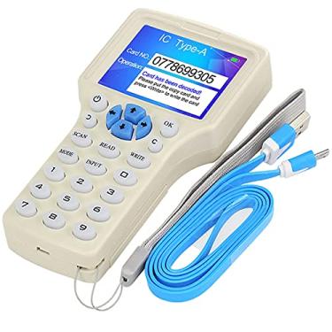 Imagem de LEXI Gravador/leitor/duplicador RFID de 10 frequências, 125 kHz 13,56 MHz ID IC HID UID Decodificador, Copiador de cartão, leitor NFC, programador de cartões chaveiros, com interface USB e software