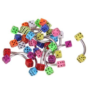 Imagem de kowaku 20x Anéis de Umbigo de Sobrancelha para Lábios,