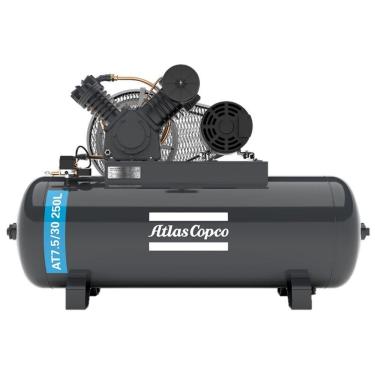 Imagem de Compressor Atlas Copco At 7.5 30 250 Lts 175 Lbs 7.5 cv Trif. IP21 220/380v