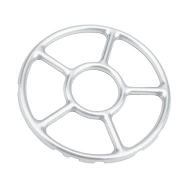 Imagem de WeiLaiKeQi Anéis a gás multifunções redutor fogões duráveis capas de fogão tampa de fogão a gás para manteiga aquecedores turcos panelas de molho camping, 15,5 cm