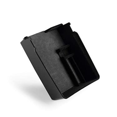 Imagem de Alfanxi Bandeja organizadora de console central com suporte para óculos de sol, capa italiana Alcantara compatível com Tesla modelo 3/modelo Y (bandeja traseira)
