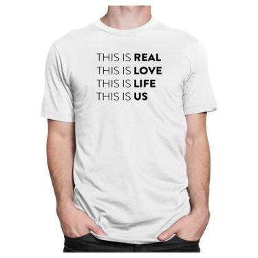 Imagem de Camiseta Camisa This Is Us Real Love Life Série Tv Seriado - Dking Cre