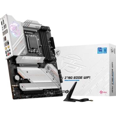 Imagem de MSI Placa-mãe para jogos MPG Z790 Edge WiFi (suporta processadores Intel de 12ª/13ª/14ª geração, LGA 1700, DDR5, PCIe 5.0, M.2, LAN de 2,5 Gbps, USB 3.2 Gen2, Wi-Fi 6E, Bluetooth 5.3, ATX)