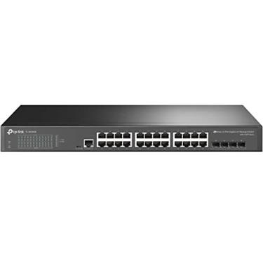 Imagem de TP-Link SWITCH GERENCIÁVEL L2+ C/ 24 PORTAS GIGABIT E 4 SLOTS SFP JETSTREAM TL-SG3428 SMB, Preto