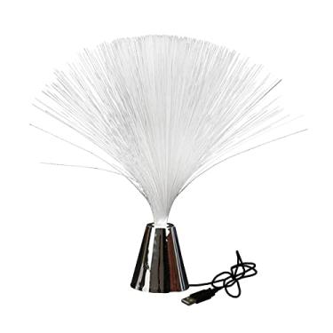 Imagem de Gralara Luminária Multicolorida de Fibra ótica com Luz para Festas de Casamento Centro de de Fibra ótica, Luz colorida USB, Tamanho real