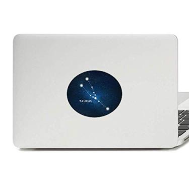 Imagem de Decalque de notebook com emblema de vinil do signo do zodíaco da constelação Taurus