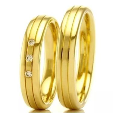 Imagem de ALIANÇA DE MOEDA ANTIGA 7MM