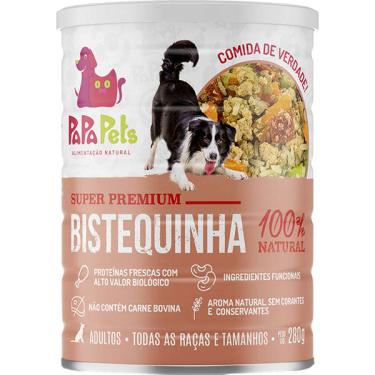 Imagem de Alimento Natural Papapets Bistequinha para Cães Adultos - 280 g