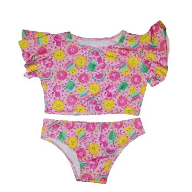 Imagem de Biquini Juvenil Manga Curta c/ Babados