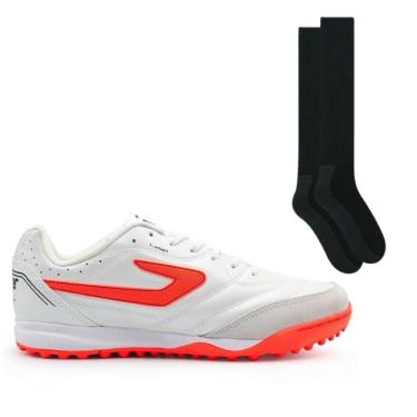 Imagem de Chuteira Scty Topper Maestro Td Iv + Meião Color Sports De Futebol