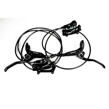 Imagem de PAR FREIO DISCO HIDRAULICO DIANTEIRO E TRASEIRO MTB