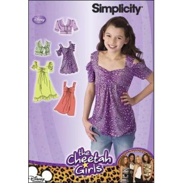 Imagem de Simplicity 2944 - Girls' Jacket, Vest, and Dress Sewing Pattern- The Cheetah Girls - Sizes 8 - 16