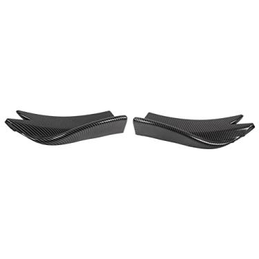 Imagem de Spoiler Lateral do Para-choque Traseiro, 2 Peças, Estilo Universal de Fibra de Carbono, Decoração Surround, Spoiler Lateral do Para-choque Traseiro para Carro