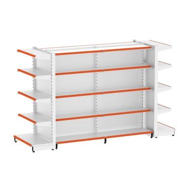 Imagem de Gôndola Central Prateleira 1 Inicial e 1 Continuação e 2 Ponta