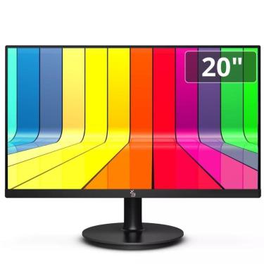 Imagem de Monitor 20" LED, Widescreen, 75Hz, 2ms, HD+ 1600x900, HDMI, VGA, VESA, Ajuste de i...