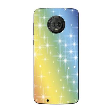 Imagem de Capa Case Capinha Samsung Galaxy Moto G6 Arco Iris Brilhos - Showcase