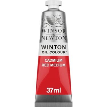 Imagem de Winsor & Newton Tinta óleo Winton, tubo de 37 ml, vermelho cádmio médio