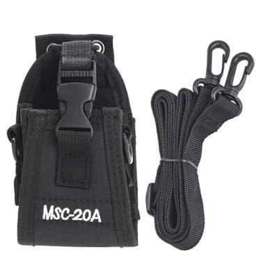 Imagem de CHICHIYANG MSC-20A Bolsa de Nylon Bolsa Estojo Coldre para Baofeng UV-5R UV-82 BF888S UV-9R Walkie Talkie com Alça