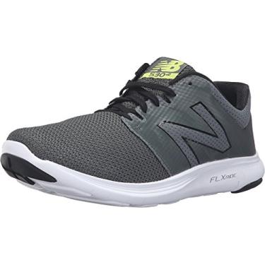 Imagem de New Balance Tênis de corrida masculino 530v2, Grove/Preto, 8.5