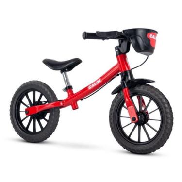 Imagem de Bicicleta Infantil Equilíbrio Balance Nathor 12" Caloi Vermelha