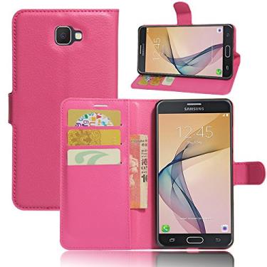 Imagem de Capa para Samsung Galaxy J7 prime â€“ Capa carteira flip de couro PU de para Samsung Galaxy J7 Prime, capa de proteção de telefone estilo empresarial, capa com [compartimentos para