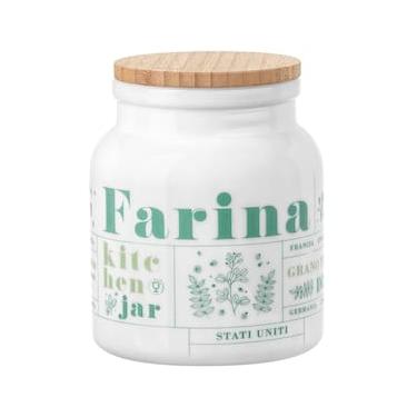 Imagem de Pote de Vidro Temperado Luigi Bormioli Victoriana Farinha - 1L