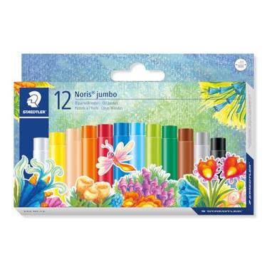 Imagem de Giz Pastel Oleoso, Staedtler, Noris Club, 243 NC12 02, 12 Cores