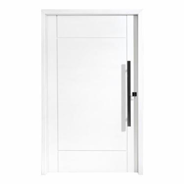 Imagem de Porta Pivotante Maciça 214x127cm Eucalipto Pm95 Clean Cruzeiro Portas Fundo Primer Branco