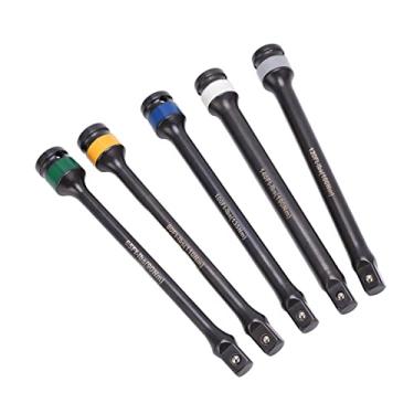 Imagem de 5 PCS 1/2 pol. Barras de Extensão Limitadoras de Torção Pneumáticas Conjunto Chave de Impacto Suporte de Soquete Universal