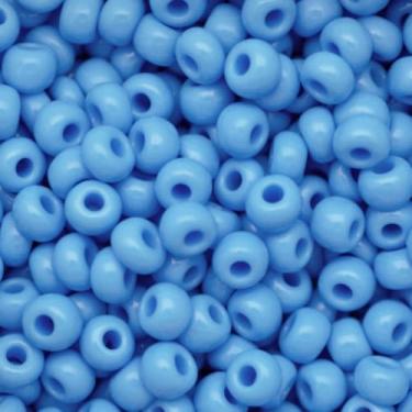 Imagem de Miçanga Canjicão 2/0=6,1mm Preciosa Jablonex 50g Cores Leitosas Guias Brajás Colares Pulseiras Umbanda e Candomblé (Azul Turquesa (63020))