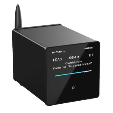 Imagem de Receptor decodificador SMSL B200 Bluetooth 5.1 pré-amplificador de áudio CS43131 Chip saída RCA coaxial saída óptica entrada USB