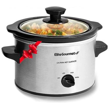 Imagem de Panela Elétrica Capacidade 1.4 L Temperatura Ajustável 120W, 110V, ELITE GOURMET MST 250XS, Prateado