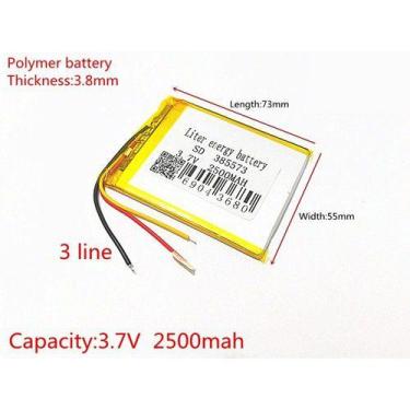 Imagem de Bateria 2500mah  Gps Foston 7 Pol.  Fs 3d717dc Fs-3d717dc Ml - KMIG