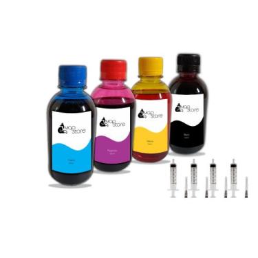 Imagem de Kit 4x250ml Tintas Compatíveis Impressora 416 514 532 517 581 250ml - 