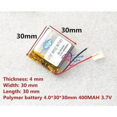 Imagem de Bateria 3,7v 400 Mah Pequena Gps Mp3 Mp4 Caneta Gravador Som - KMIG