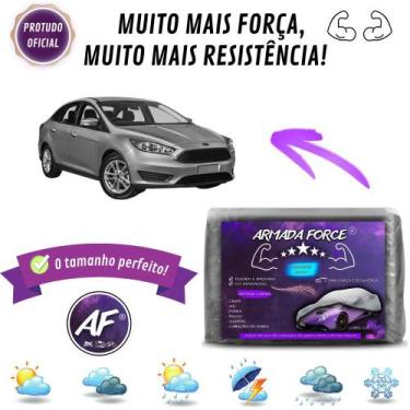 Imagem de Capa De Cobrir Carro Focus Sedan Forrada Impermeável Armada Force - Ar