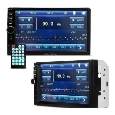 Imagem de Multimídia com Câmera de Ré e Sensor Ré Prata Corolla 2009 kit - First