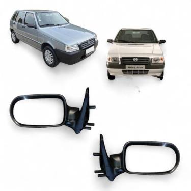 Imagem de Retrovisor Uno Fire Flex 2006 a 2010 4 Portas Sem Controle - RETROVEX,