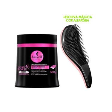 Imagem de Máscara Haskell Cavalo Forte Hidra 500g + Escova Mágica